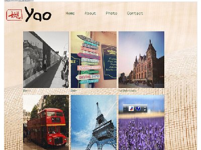 （30元）On The Way 5页面 外文版 英文 在路上 个人旅游博客主题 带图片点击展示特效(1/5)