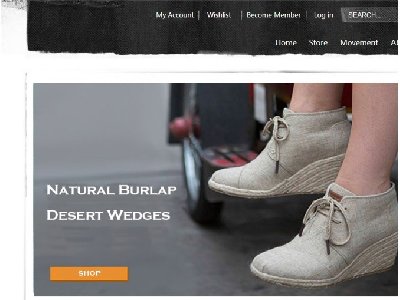 电商主题卖鞋子英文网页单页面带PSD带轮播带导航下拉（20元）