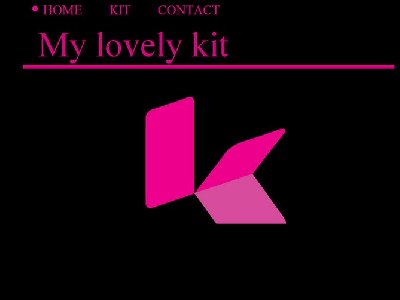 My lovely kit 个人博客网页主题4页面英文外语版简单小清新（20元）