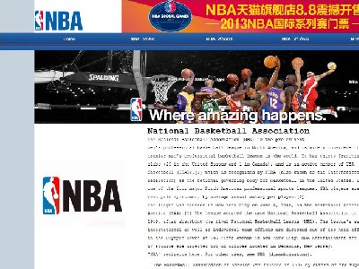 NBA 体育类英文主题带视频带背景音乐带登录页面(20)