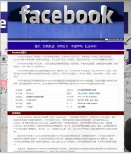 (25元)Facebook 新闻主题专题5页面带图片轮播