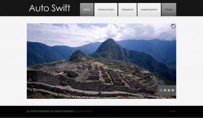 （40元）历史网站5页面 文化