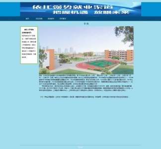 132demo招生网3页面 网页成品30元