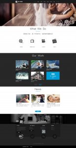 049liu婚纱影像摄影类工作室网站带滚动页面28个页面（90）7个页面（60）