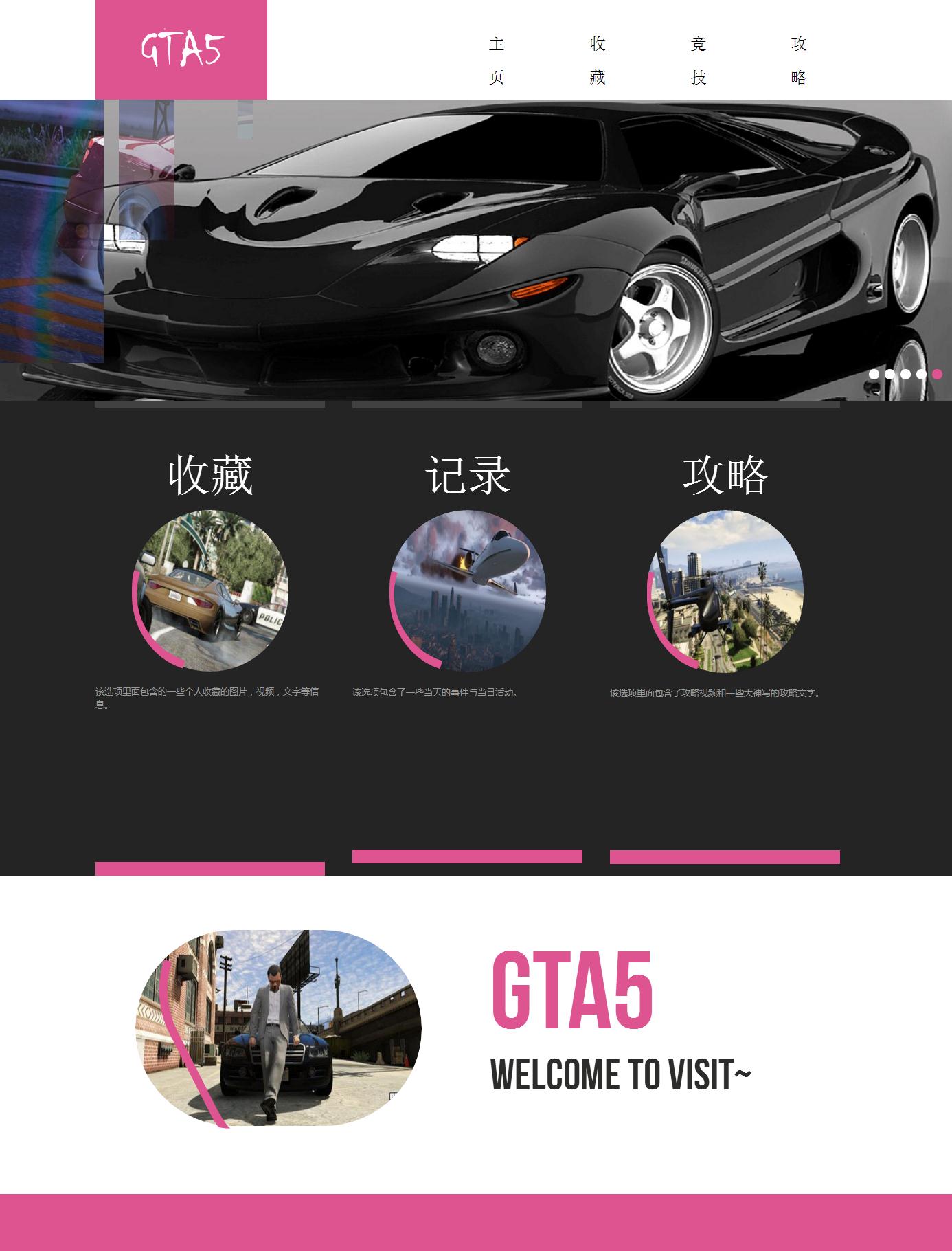 048wenli汽车4页面带特效竞赛40元